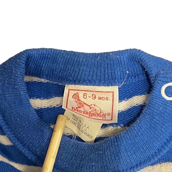 Vintage Nautical Buster Brown Striped Playsuit - Picture 3 of 6